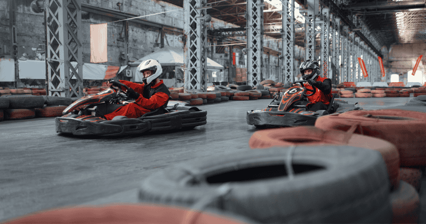Indoor Kart fahren